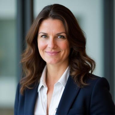 Porträtfoto von Dr. Elena Vogel, CEO & Gründerin von Virtuplex GmbH.