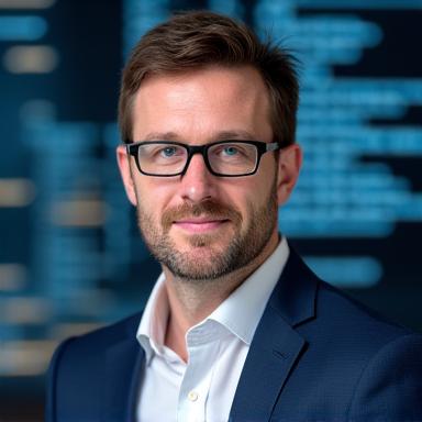 Porträtfoto von Markus Weber, Lead VR Developer bei Virtuplex GmbH.
